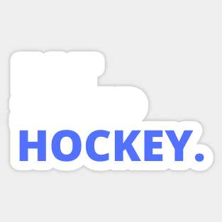 Eat Sleep Hockey Repeat Sticker